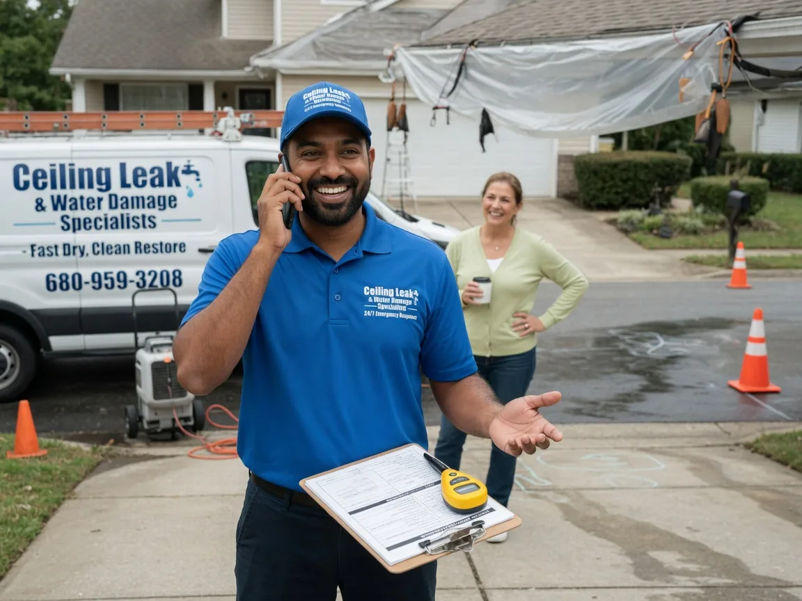 Ceiling Leak Cleanup Brookhaven, PA FAQs